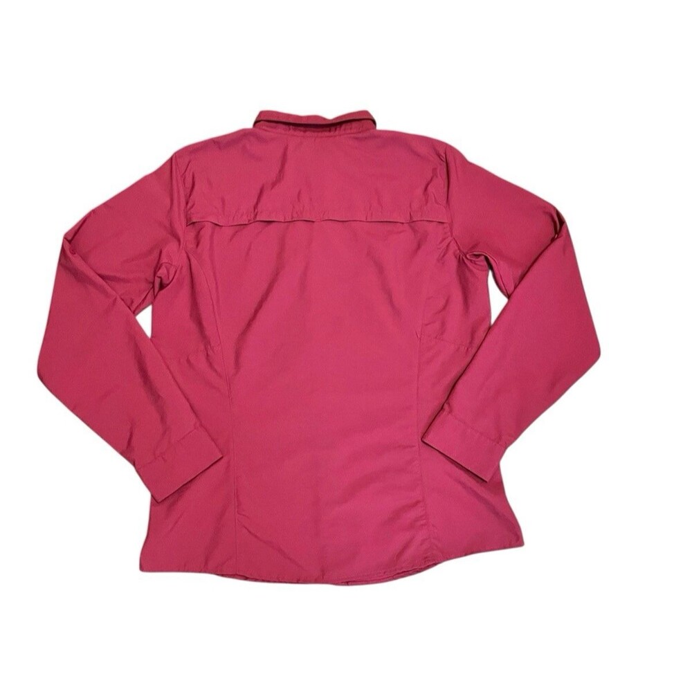 MOUNTAIN HARDWARE Canyon Long Sleeve Button Front Shirt Performance Hiking Sz 10 - Picture 2 of 7